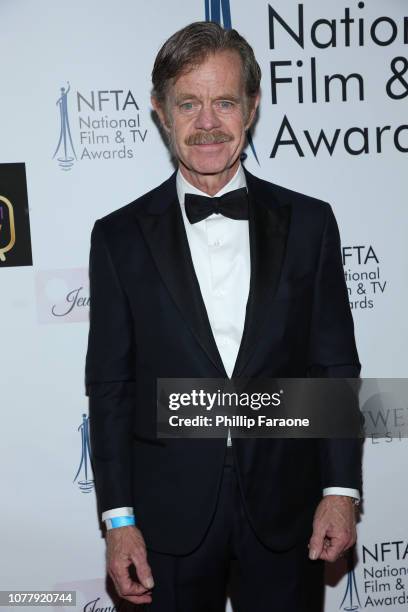 William H Macy attends the National Film and Television Awards Ceremony at Globe Theatre on December 05, 2018 in Los Angeles, California.
