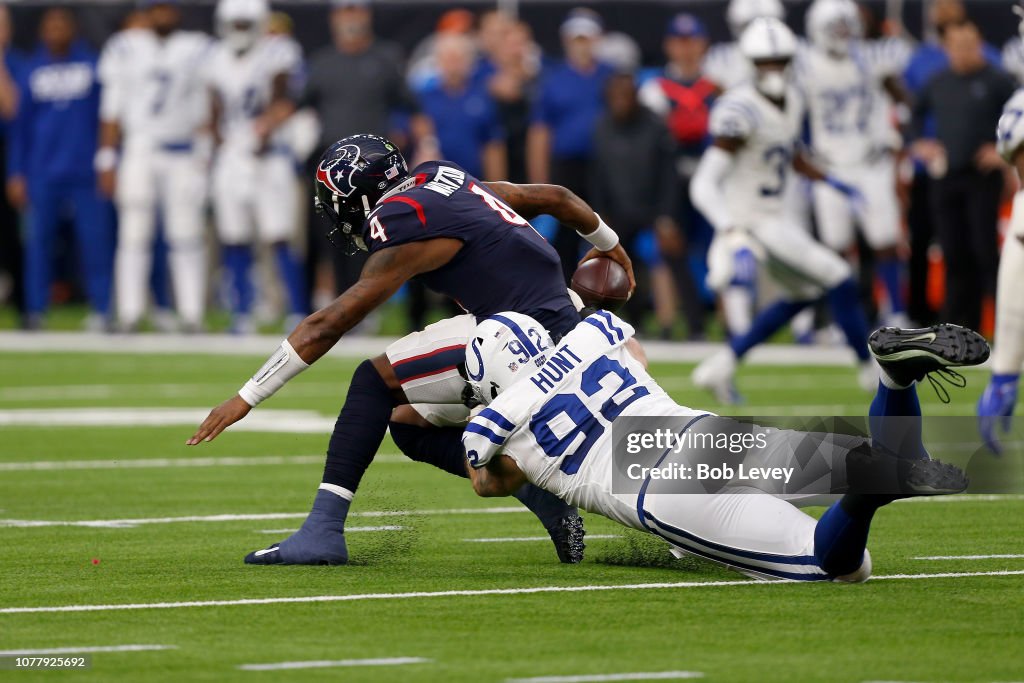 Wild Card Round - Houston Texans v Indianapolis Colts