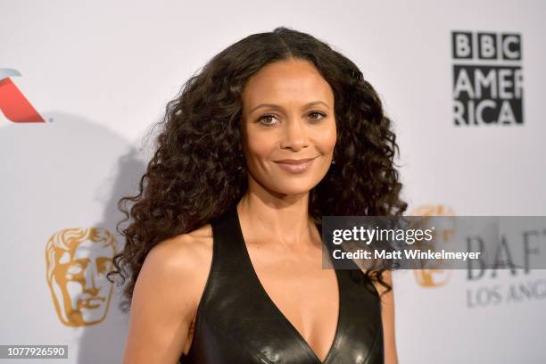 Thandie Newton attends The BAFTA Los Angeles Tea Party at Four Seasons Hotel Los Angeles at Beverly Hills on January 5, 2019 in Los Angeles,...