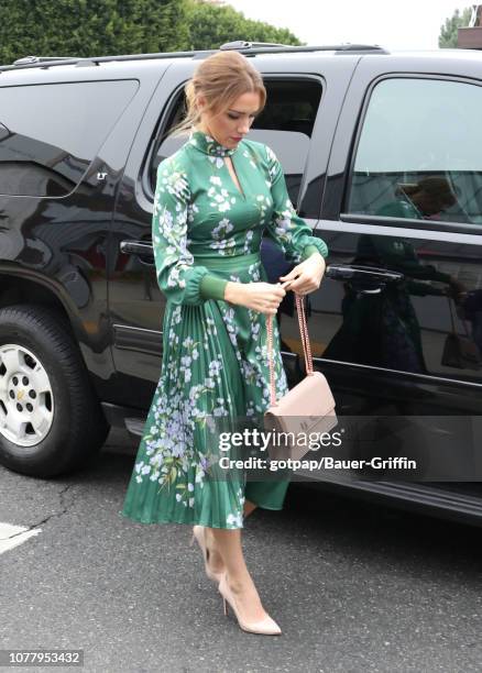 Carly Craig is seen on January 05, 2019 in Los Angeles, California.