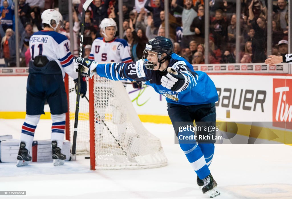 Finland v United States: Gold Medal Game - 2019 IIHF World Junior Championship