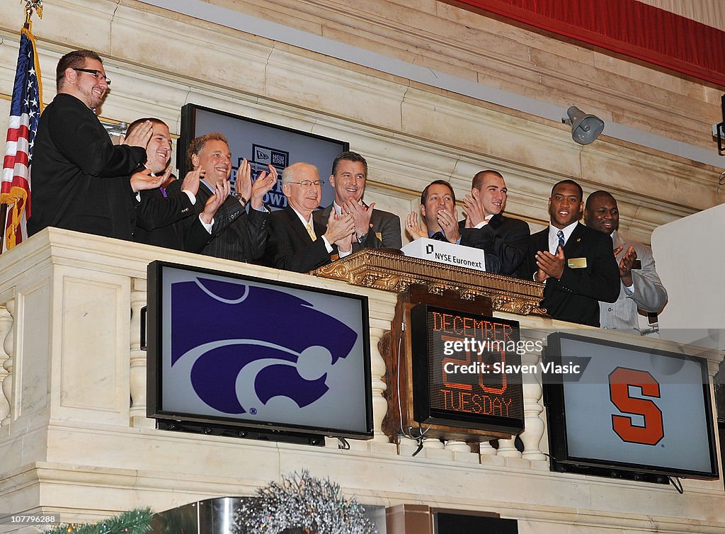 New York Yankees Visit The New York Stock Exchange