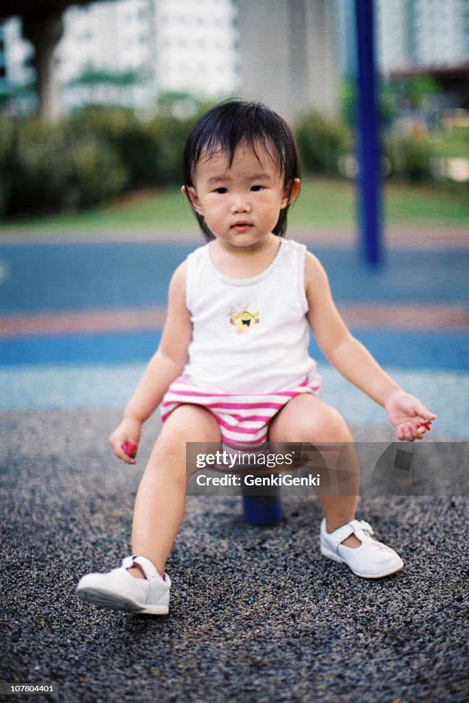 Baby at the playground