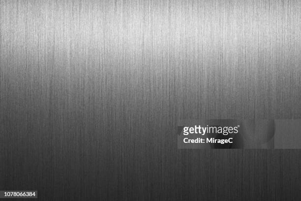 brushed metal alloy surface - brushed steel background stock-fotos und bilder