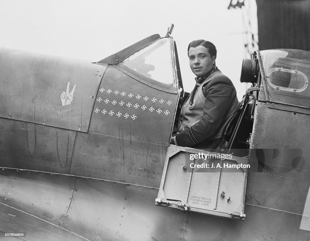 Raf Python Eric RAF pilot Flight Lieutenant Eric Lock, DSO, DFC, and Bar , of 611 ...