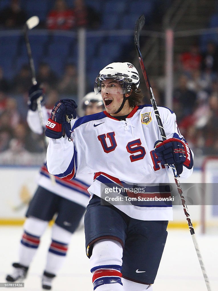 USA v Finland: 2011 IIHF World U20 Championship - Day One