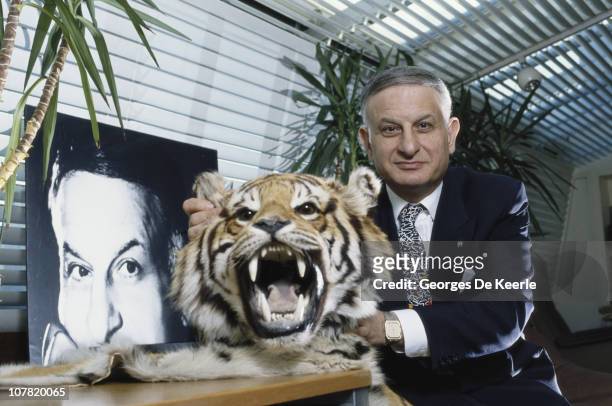 Writer and businessman Naim Attallah, the author of 'Women', UK, 17th February 1988.