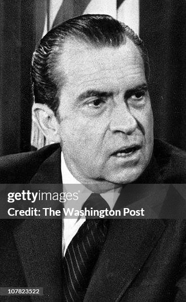 UNDATED - Rec'd 01/98 - Former President Richard M. Nixon. Photographer Ellsworth Davis TWP.