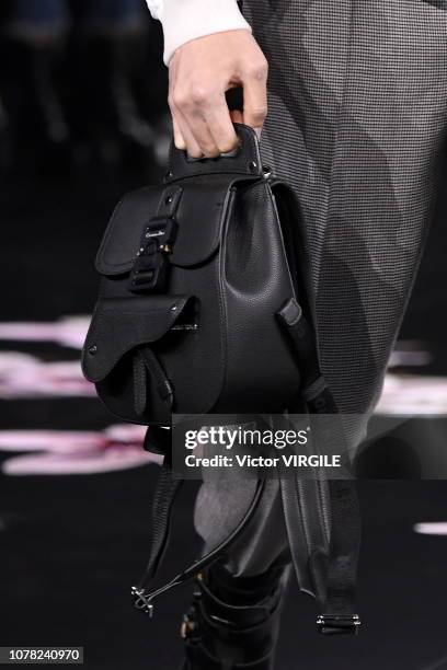 Model walks runway during the Dior Pre-Fall 2019 Men's Collection fashion show at Telecom Center on November 30, 2018 in Tokyo, Japan.