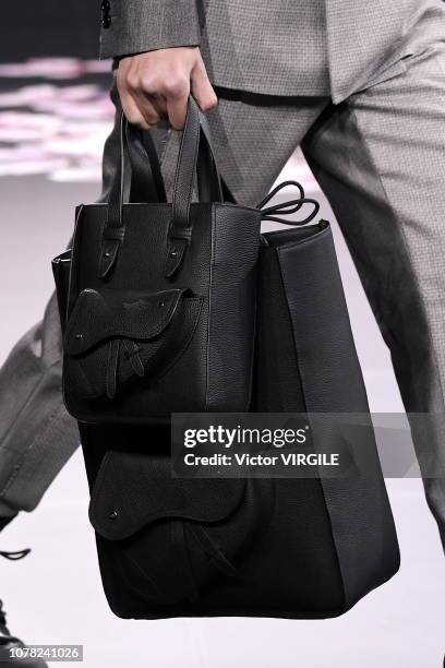 Model walks runway during the Dior Pre-Fall 2019 Men's Collection fashion show at Telecom Center on November 30, 2018 in Tokyo, Japan.