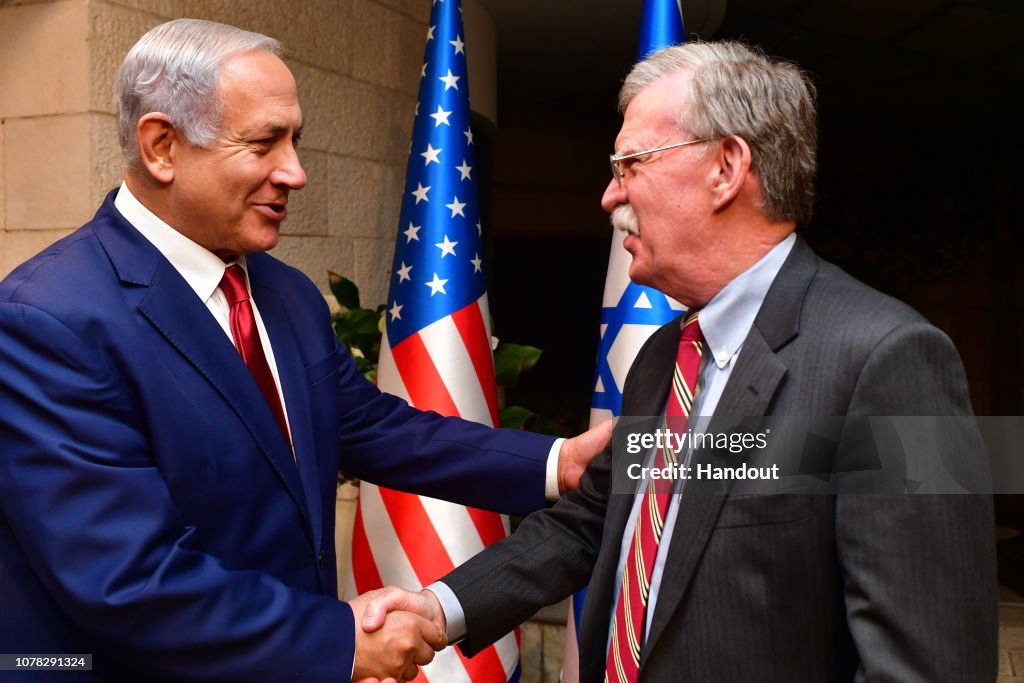 White House National Security Adviser John Bolton Visits Israel