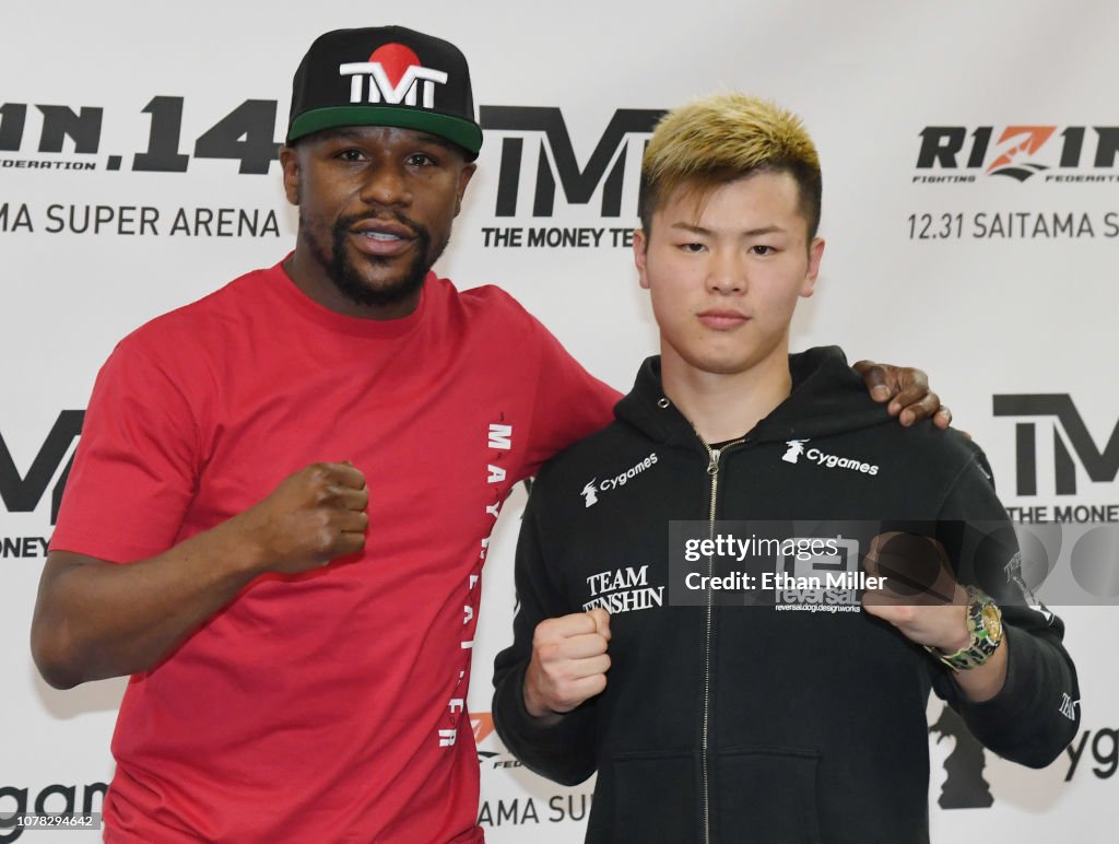 Floyd Mayweather Jr. v Tenshin Nasukawa Media Availability & Workout