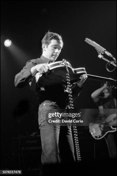 Pete Shelley of The Buzzcocks performing at The Venue, London 1979