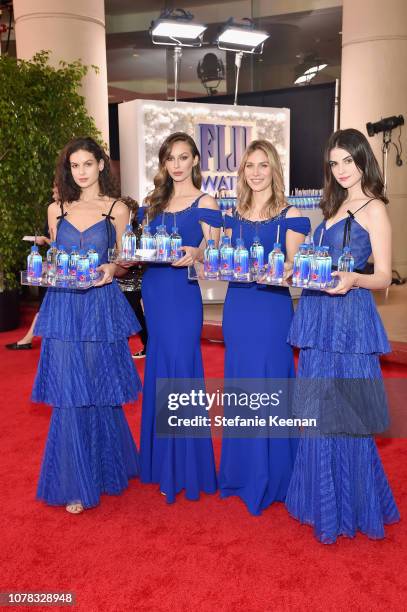 Water at the 76th Annual Golden Globe Awards on January 6, 2019 at the Beverly Hilton in Los Angeles, California.