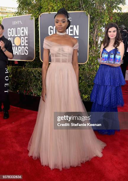 Kiki Layne attends FIJI Water at the 76th Annual Golden Globe Awards on January 6, 2019 at the Beverly Hilton in Los Angeles, California.