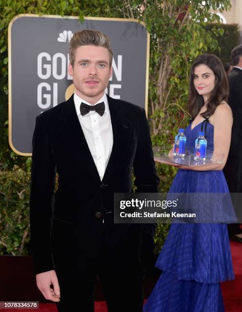 Richard Madden attends FIJI Water at the 76th Annual Golden Globe Awards on January 6, 2019 at the Beverly Hilton in Los Angeles, California.