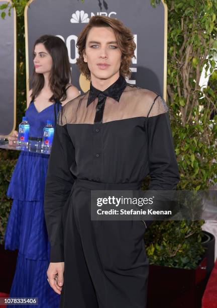 Cody Fern attends FIJI Water at the 76th Annual Golden Globe Awards on January 6, 2019 at the Beverly Hilton in Los Angeles, California.