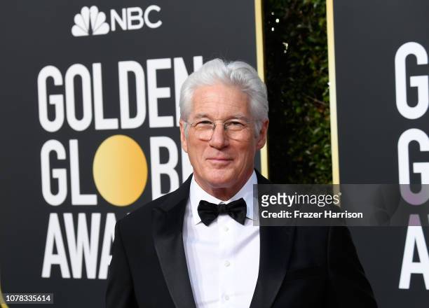 Richard Gere attends the 76th Annual Golden Globe Awards at The Beverly Hilton Hotel on January 6, 2019 in Beverly Hills, California.