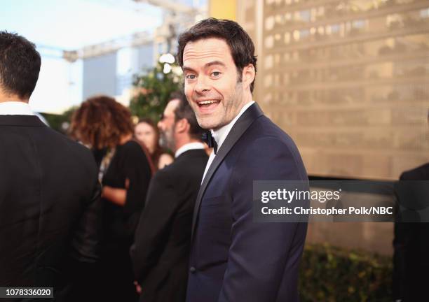 76th ANNUAL GOLDEN GLOBE AWARDS -- Pictured: Bill Hader arrive to the 76th Annual Golden Globe Awards held at the Beverly Hilton Hotel on January 6,...