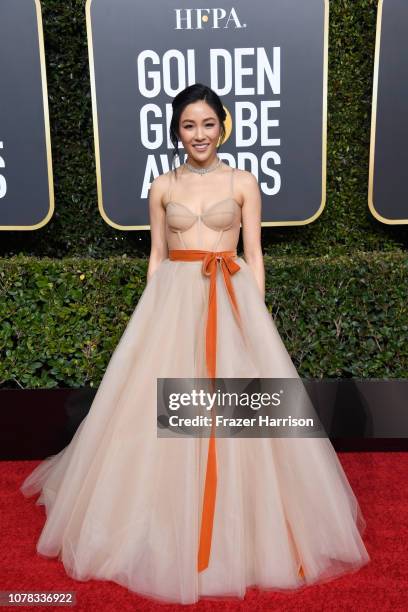 Constance Wu attends the 76th Annual Golden Globe Awards at The Beverly Hilton Hotel on January 6, 2019 in Beverly Hills, California.