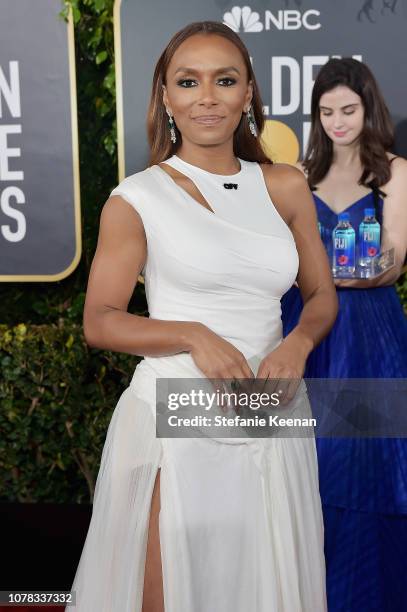 Janet Mock attends FIJI Water at the 76th Annual Golden Globe Awards on January 6, 2019 at the Beverly Hilton in Los Angeles, California.
