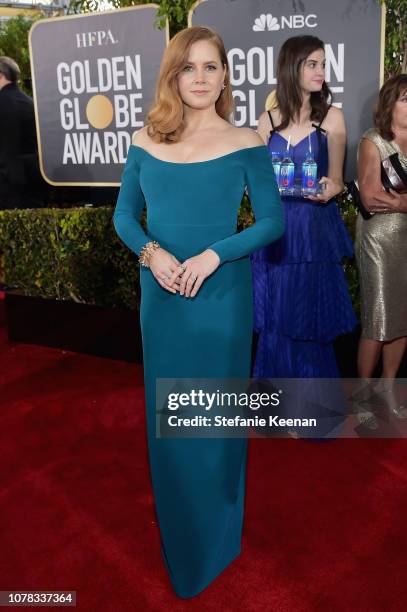 Amy Adams attends FIJI Water at the 76th Annual Golden Globe Awards on January 6, 2019 at the Beverly Hilton in Los Angeles, California.
