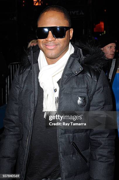 Singer Taio Cruz attends the New Year's Eve 2011 in Times Square on December 31, 2010 in New York City.