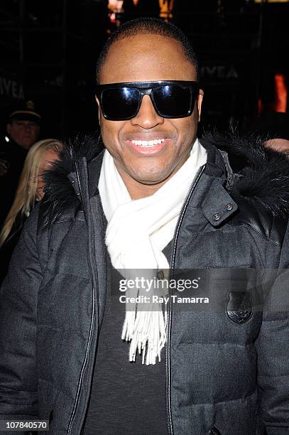 Singer Taio Cruz attends the New Year's Eve 2011 in Times Square on December 31, 2010 in New York City.