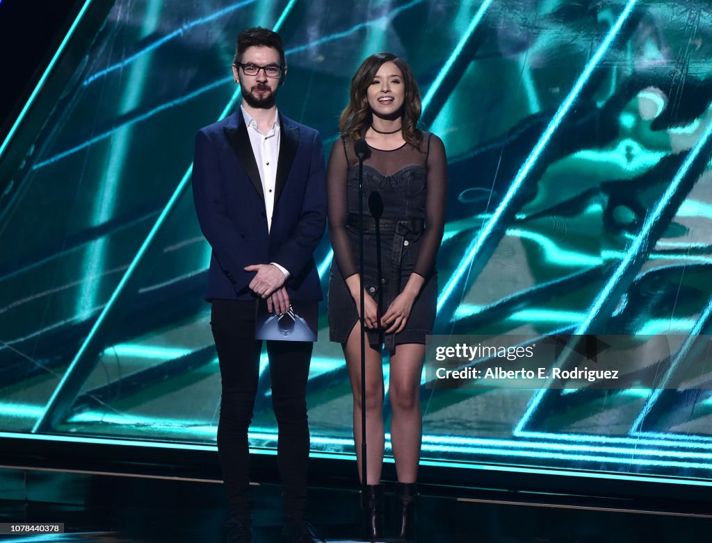 JackSepticEye and Pokimane attend The 2018 Game Awards at Microsoft News  Photo - Getty Images
