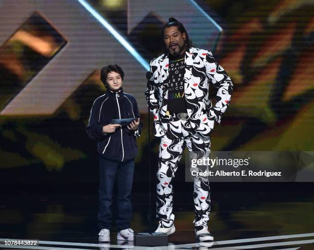 Sunny Sulijic and Christopher Judge attend The 2018 Game Awards at News  Photo - Getty Images