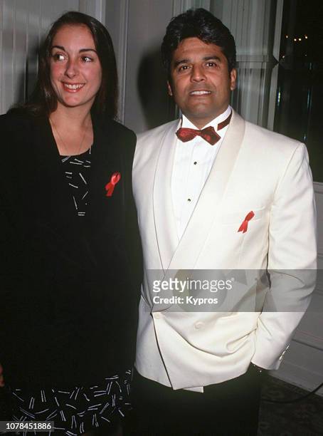 American actor, voice actor, and police officer Erik Estrada and girlfriend Nanette Mirkovich attend the 22nd Annual Nosotros Golden Eagle Awards at...