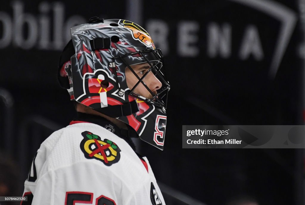 Chicago Blackhawks v Vegas Golden Knights