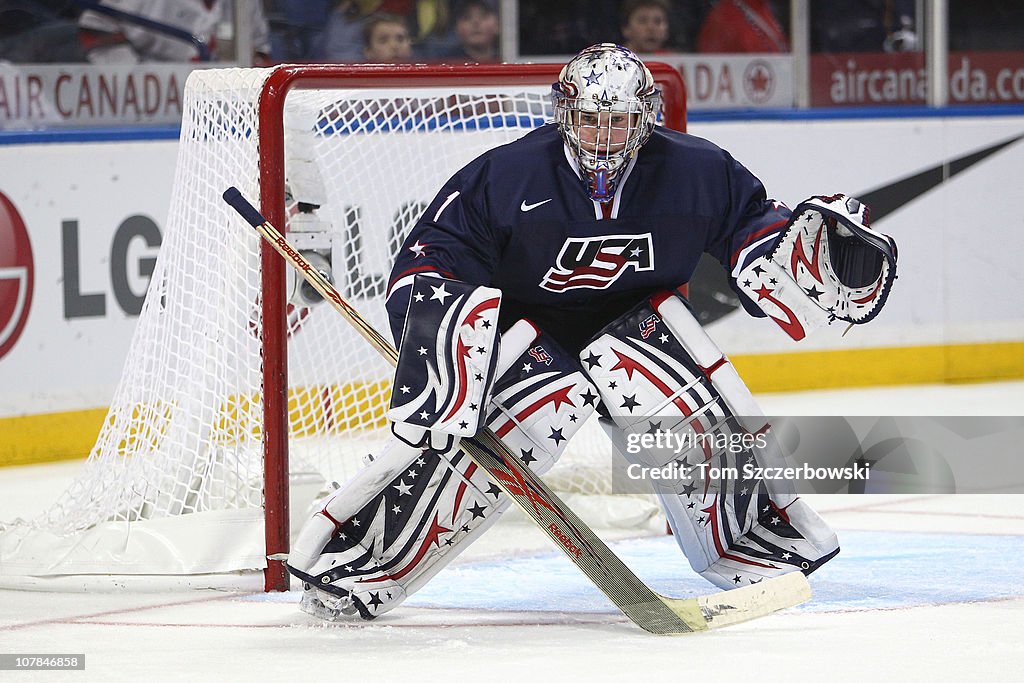 USA v Switzerland: 2011 IIHF World U20 Championship - Day Six