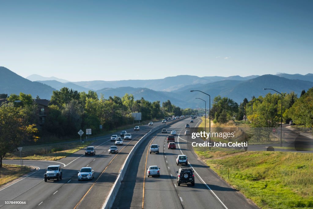 Highway 36, Boulder Turnpike, Rocky Mountains, Boulder, Colorado