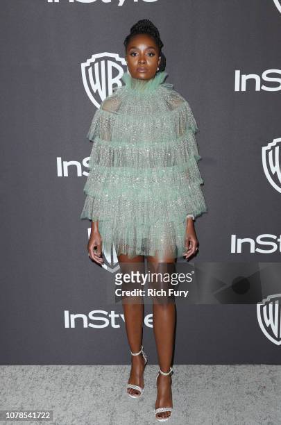 Kiki Layne attends the InStyle And Warner Bros. Golden Globes After Party 2019 at The Beverly Hilton Hotel on January 6, 2019 in Beverly Hills,...
