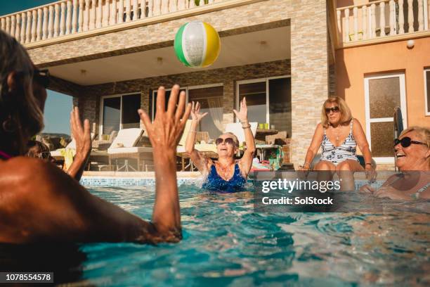 Senior Pool Fun 1,595 Senior Pool Party Stock Photos, High-Res Pictures, and Images ...