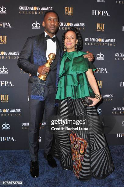 Mahershala Ali and Amatus Sami-Karim attend the official viewing and after party of The Golden Globe Awards hosted by The Hollywood Foreign Press...