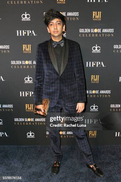 Nik Dodani attends the official viewing and after party of The Golden Globe Awards hosted by The Hollywood Foreign Press Association at The Beverly...