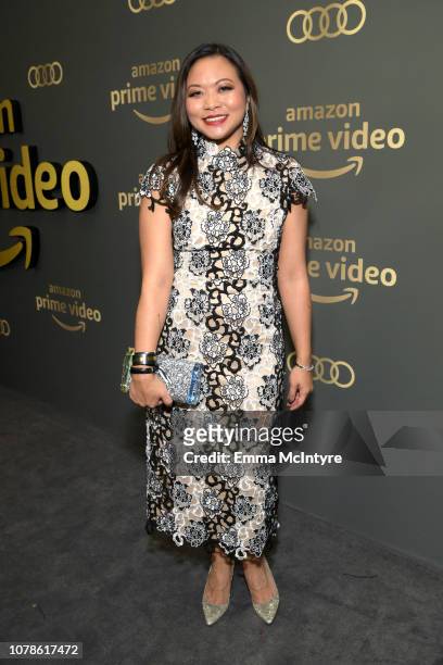 Adele Lim attends the Amazon Prime Video's Golden Globe Awards After Party at The Beverly Hilton Hotel on January 6, 2019 in Beverly Hills,...