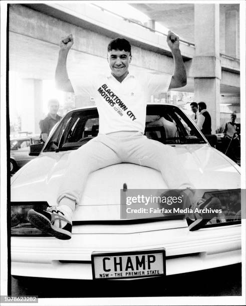 Boxer Shane Knox fills Jeff Fenech's new car Boxer.The arrival of Jeff Fenech on the international stage has boosted boxing in this country to its...