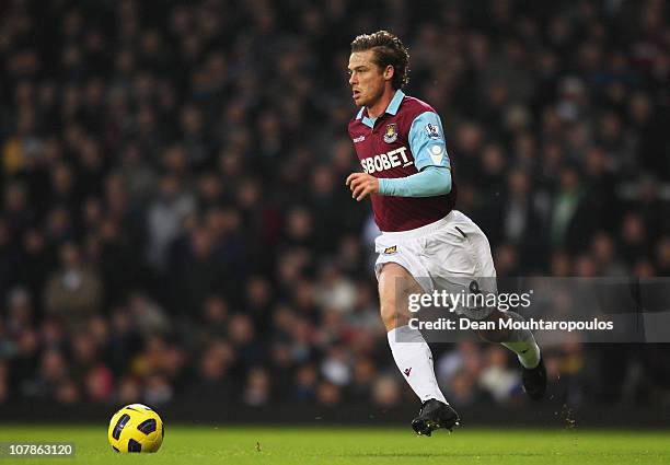 Scott Parker of West Ham United in action during the Barclays Premier League match between West Ham United and Wolverhampton Wanderers at the Boleyn...