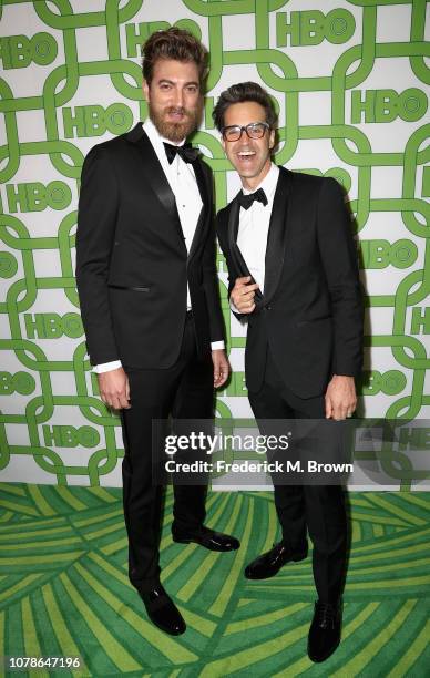 Rhett & Link attend HBO's Official Golden Globe Awards After Party at Circa 55 Restaurant on January 6, 2019 in Los Angeles, California.