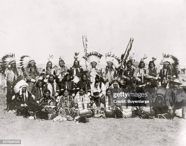 Sioux Indians--Pine Ridge S. D. ', 1910.