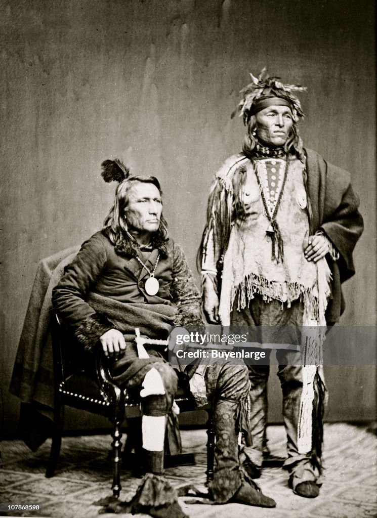 Governor Charles Riley View in pueblo, Acoma, N. M. 1897. News Photo - Getty Images