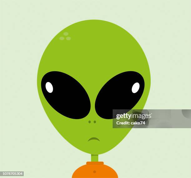 alien cartoon character - alien cartoon stock illustrations