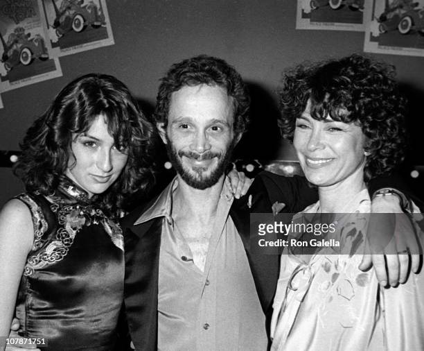 Actress Jennifer Grey, Joel Grey and Jo Grey attend the premiere party for "The Grand Tour" on January 11, 1979 at the Ziegfeld Theater in New York...