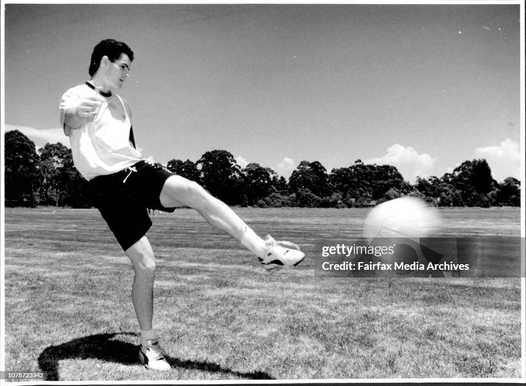 Alistair Edwards at 22 has just been selected for the Australian soccer side he also plays for Sydney Olympics.