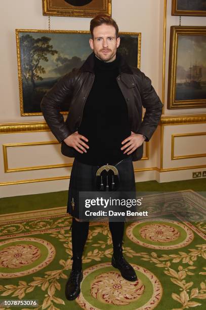 Craig McGinlay attends the Barbour presentation during London Fashion Week Men's January 2019 at Lancaster House on January 7, 2019 in London,...