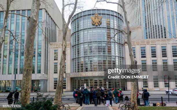 And TPS rally takes place outside the Brooklyn Federal Courthouse on January 7, 2019 in New York.