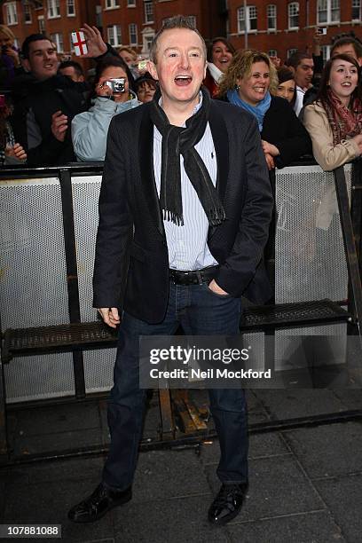 Louis Walsh sighted arriving at The HMV Hammersmith Apollo for Britains Got Talent Auditions - Day 2 on January 5, 2011 in London, England.